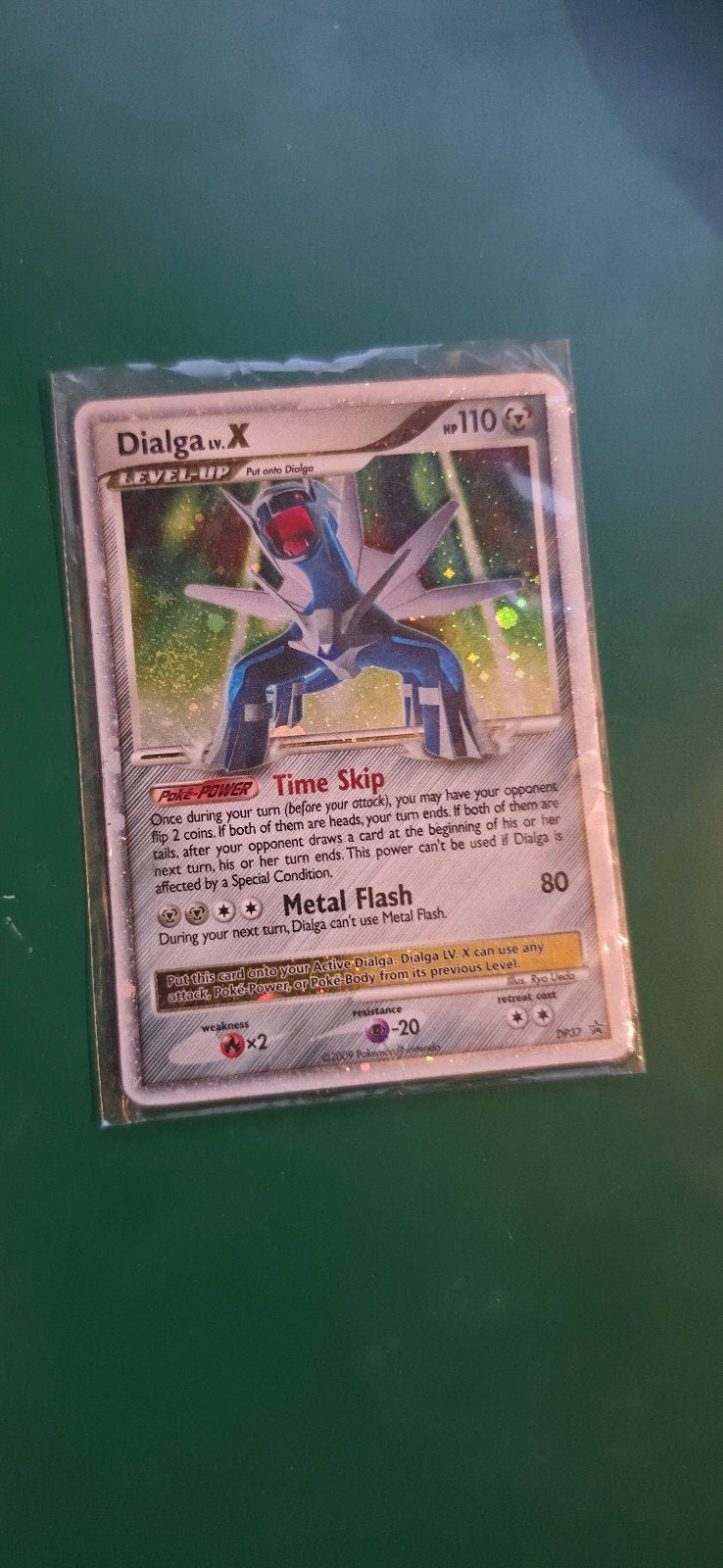 Dialga LV.X Pokemon Kaart, Ophalen of Verzenden, Nieuw, Losse kaart, Foil