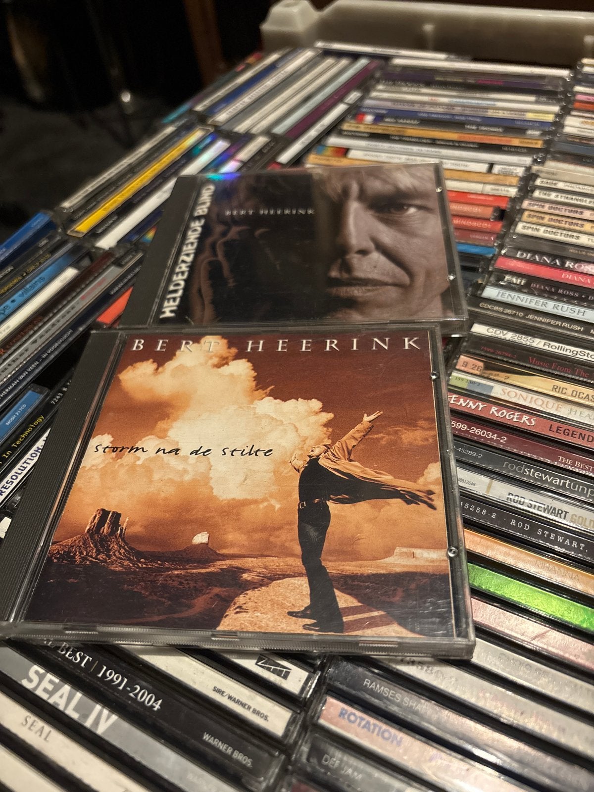 Bert Heerink - Storm na de stilte & Helderziende blind CD's, Gebruikt, Pop, Ophalen of Verzenden, Inclusief doosje