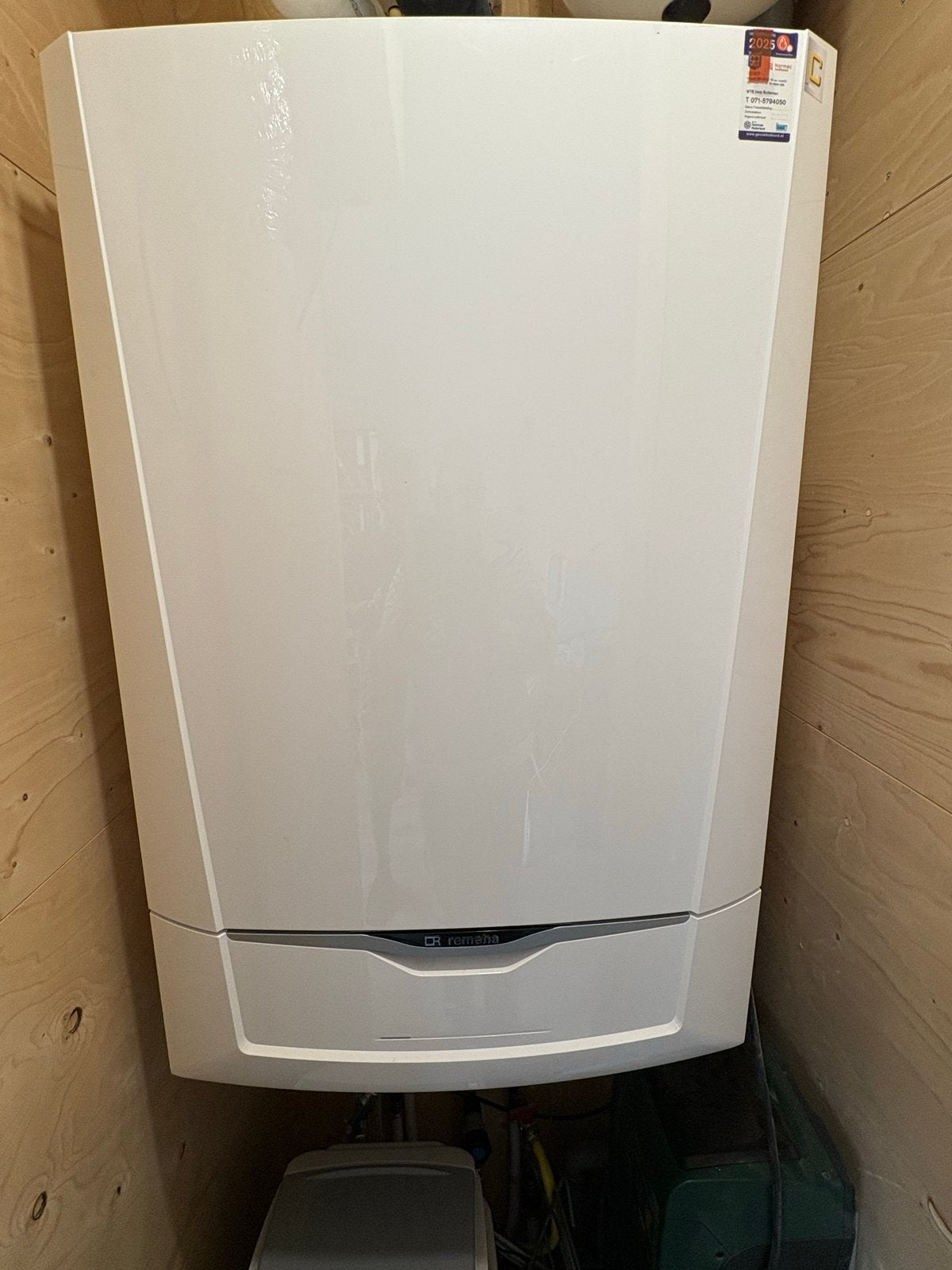 Remeha Calenta Ace 40L CV-ketel met eTwist thermostaat, Doe-het-zelf en Verbouw, Ophalen, Hoog rendement (Hr), Cv-ketel of Combi-ketel