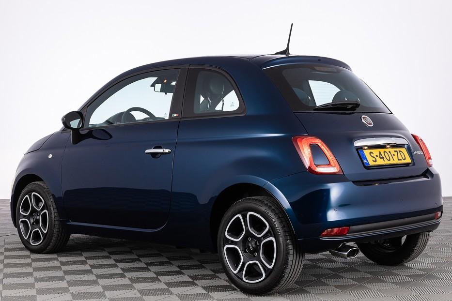 Fiat 500 1.0 Hybrid Club | CRUISE | PDC | AIRCO -HEMELVAART, Voorwielaandrijving, 12 maanden, Stof, Zwart
