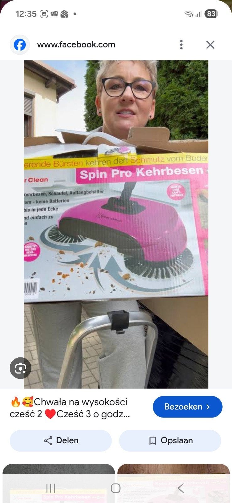Nieuwe spinpro kruimel veger, Ophalen of Verzenden, Nieuw