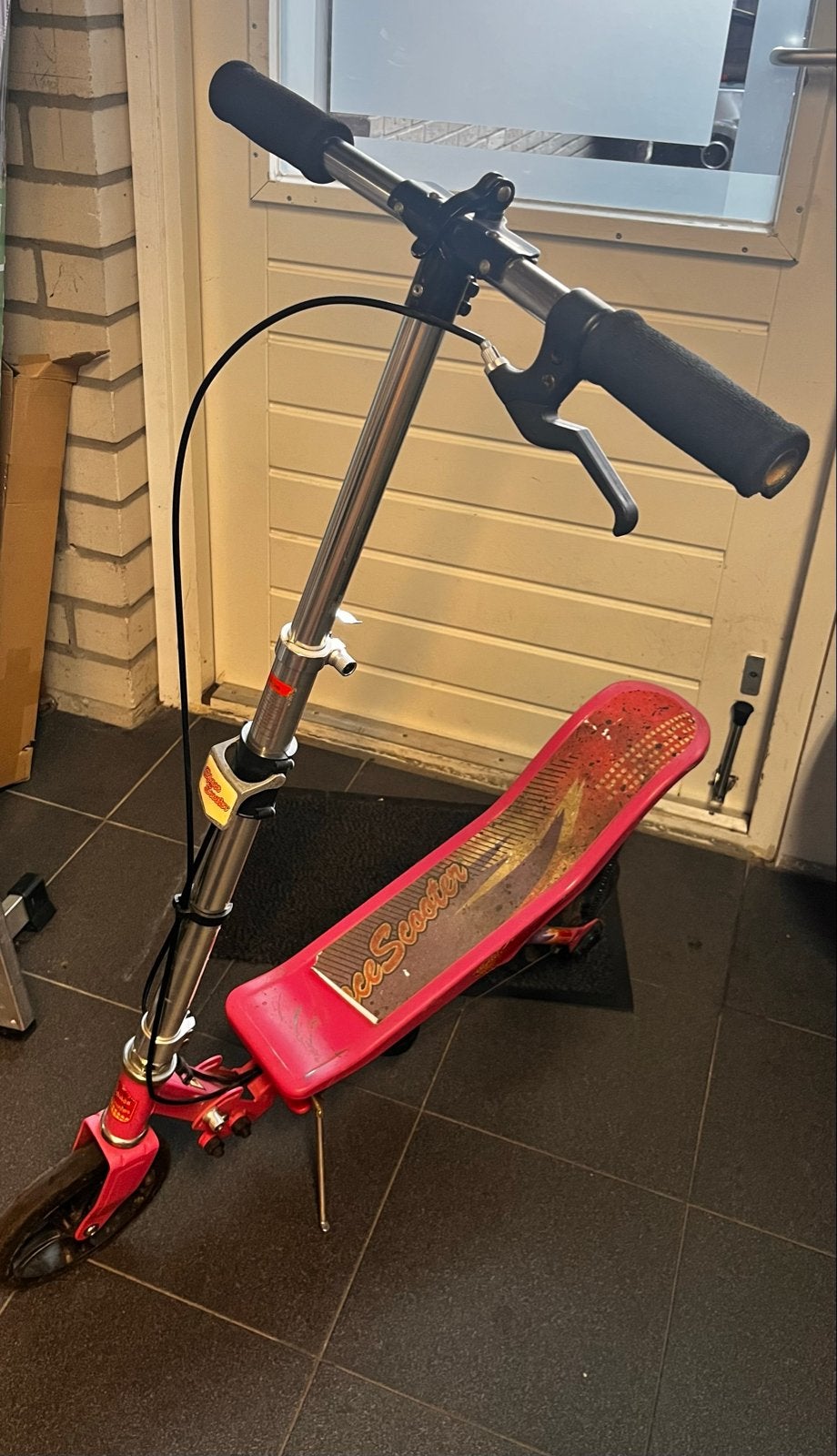 Space Scooter - Roze step met rem, Ophalen, Gebruikt, Gewone step