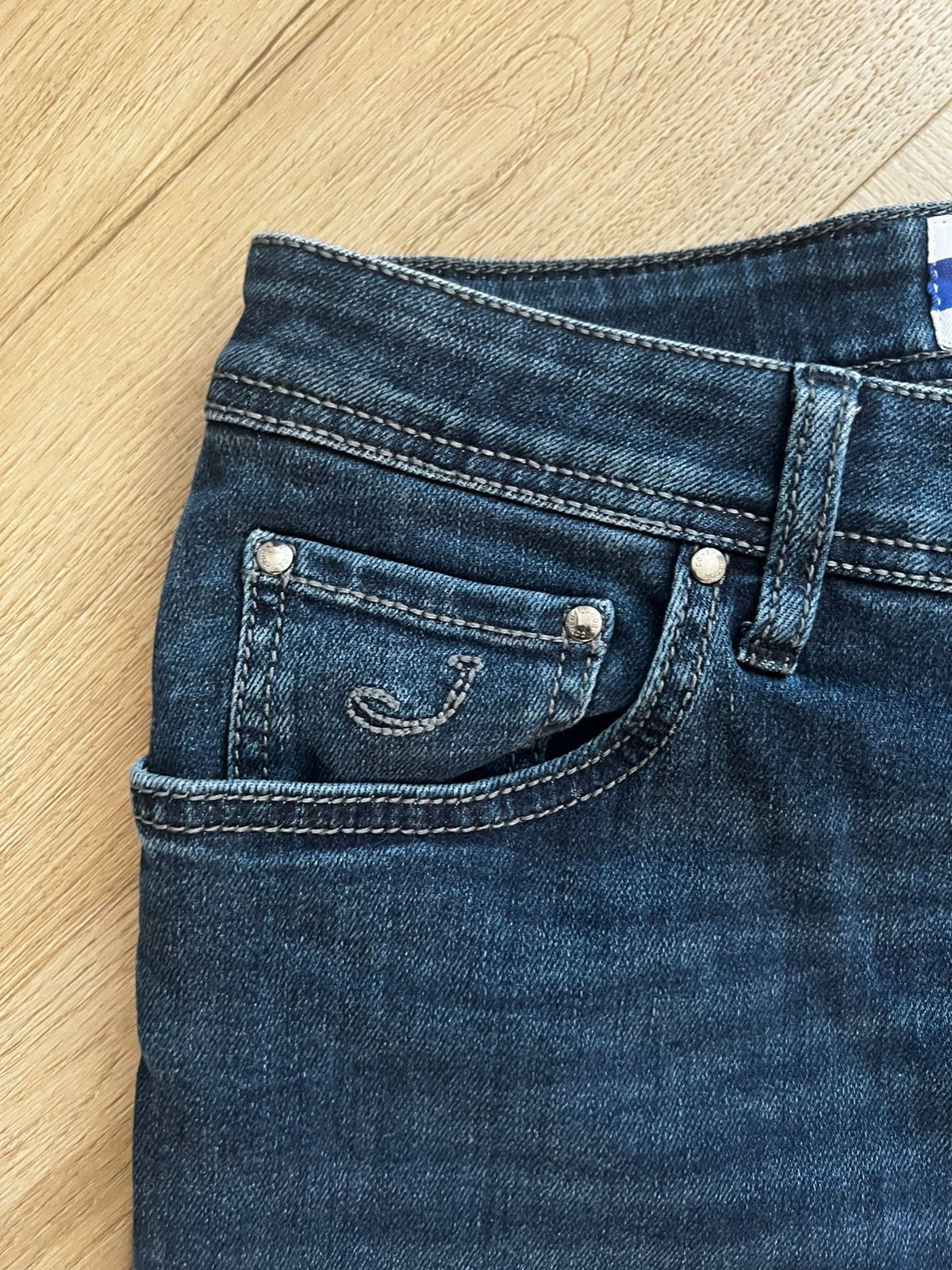Jacob Cohen model Nick Slim maat 32, Ophalen of Verzenden, Zo goed als nieuw, Blauw, W32 (confectie 46) of kleiner