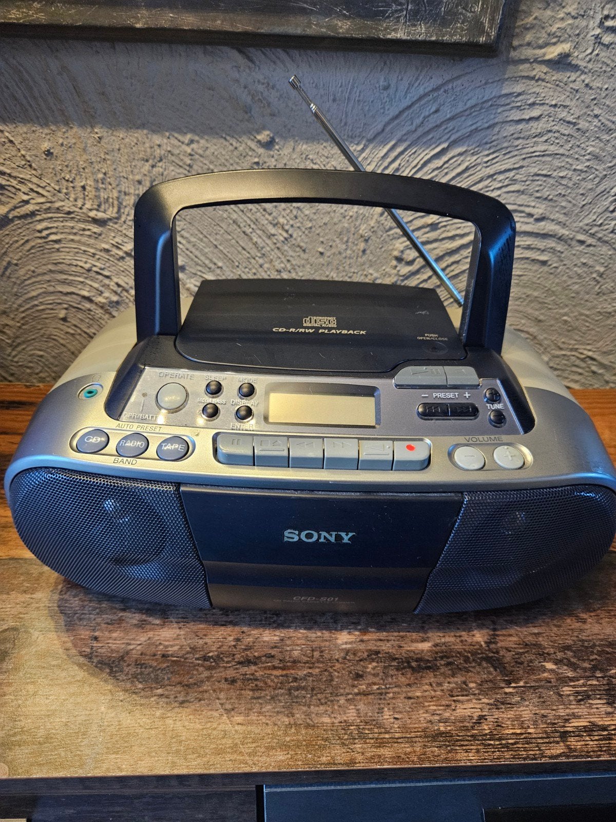 Werkende nette sony CFD-S01 CD Radio Cassette-speler Boombox, Audio, Tv en Foto, Cd-spelers, Ophalen of Verzenden, Sony, Draagbaar
