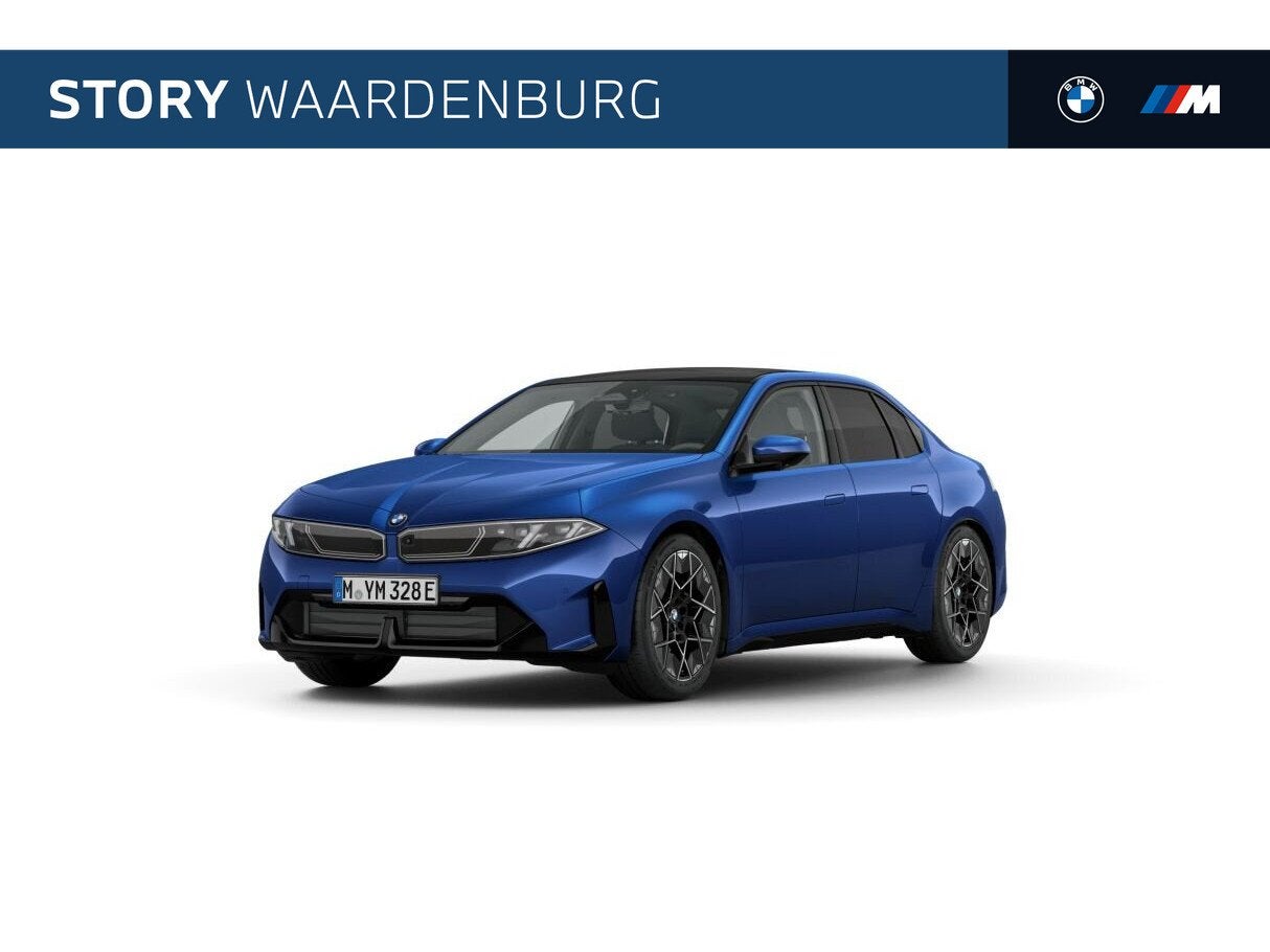 BMW i3 50 xDrive M Sport / Panoramadak / Trekhaak / 3D Head-, Auto's, Automaat, Dealer onderhouden, Zwart, Blauw
