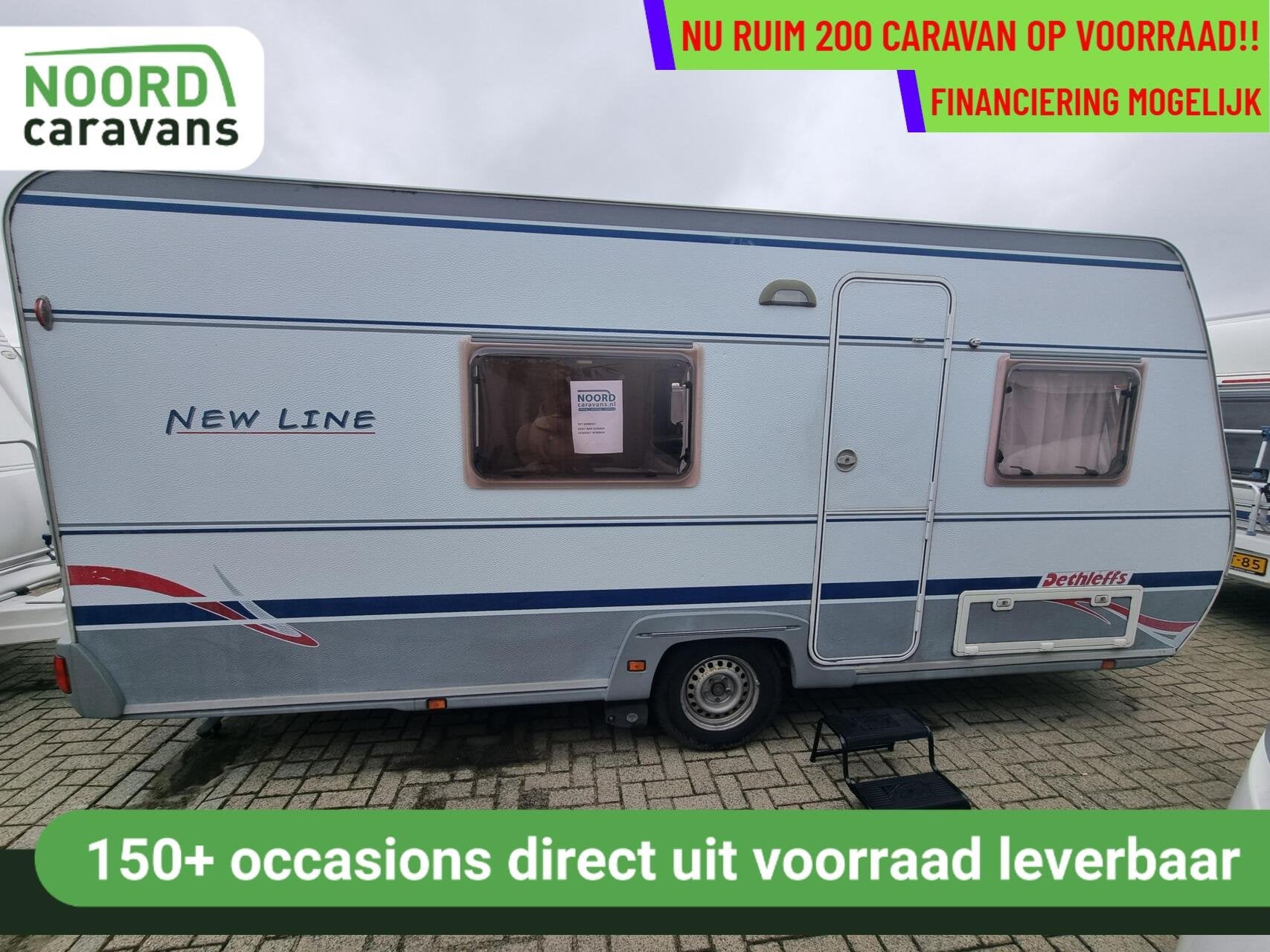 Dethleffs New line 490 tk STAPELBED + MOVER + VOORTENT, Caravans en Kamperen, Mover, Rondzit, Bedrijf, Tot en met 5