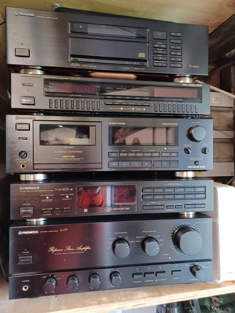 Pioneer set met luidsprekers., Ophalen, Gebruikt, Losse componenten, Tuner of Radio