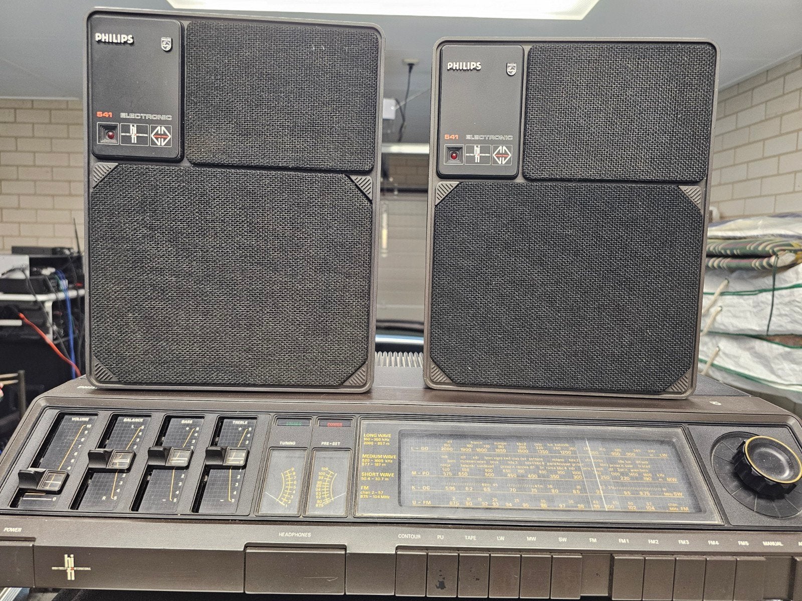 Philips 763 MFB receiver met set MFB541, Ophalen of Verzenden, Overige merken