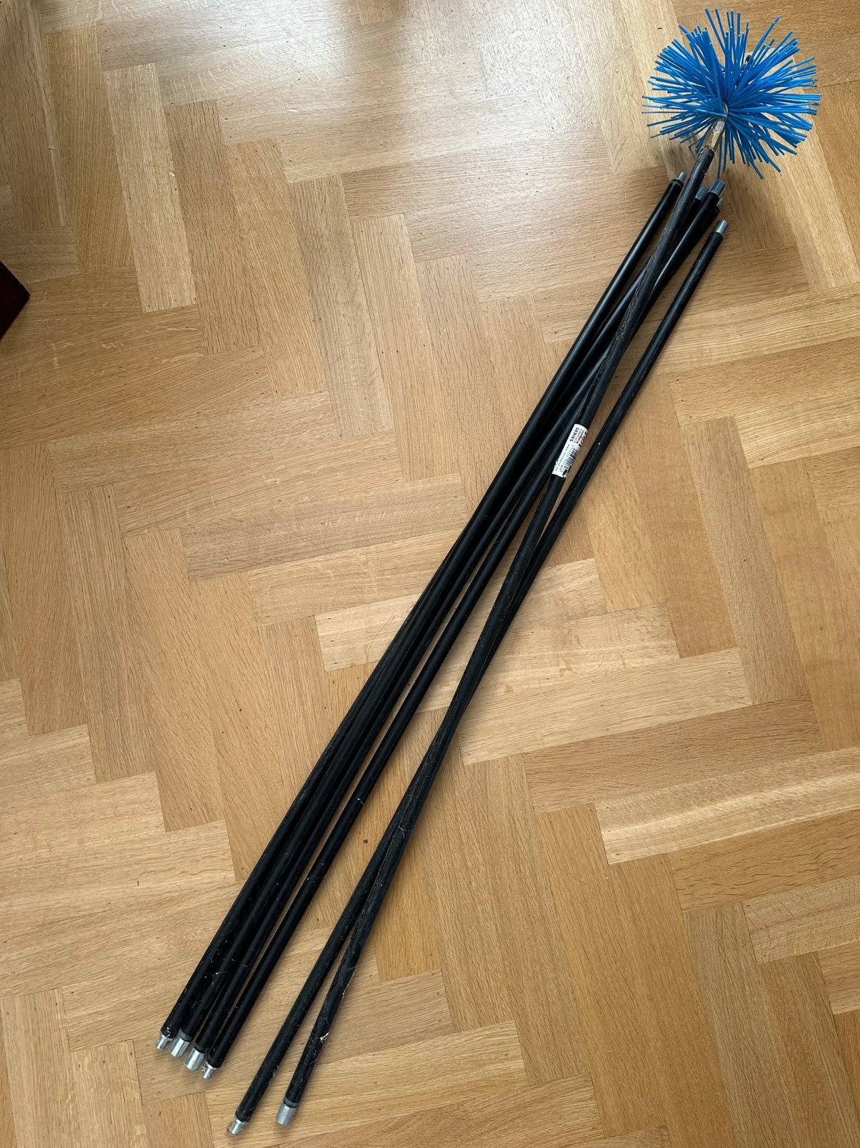 Connex schoorsteenveegset nylon 7-delig, Ophalen