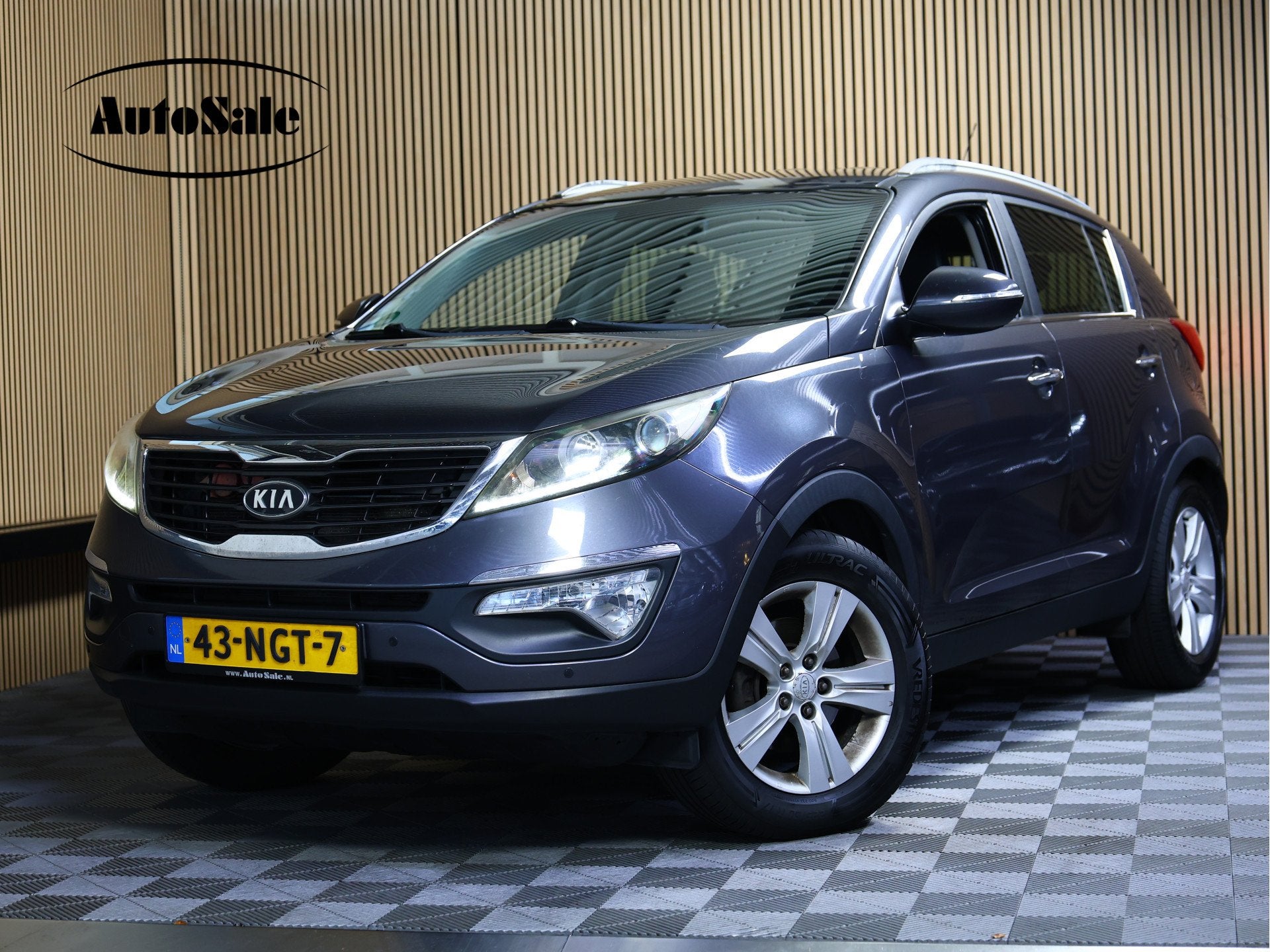 Kia Sportage 2.0 X-Ecutive Plus Pack AUTOMAAT LEER BT PDC TR, Auto's, Gebruikt, Zwart, 4 cilinders, Leder en Stof