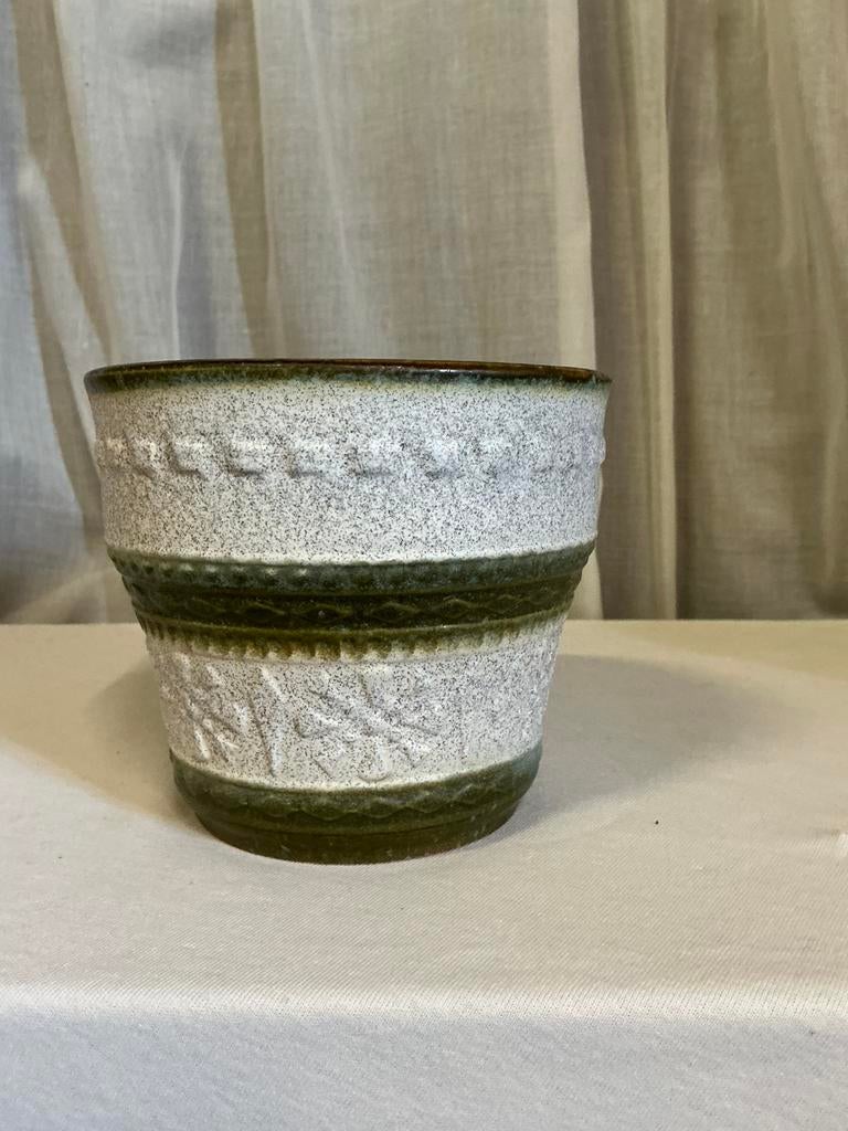 Vintage bloempot ,Uebelacker  keramiek West Germany 217-13, Antiek en Kunst, Antiek | Keramiek en Aardewerk, Ophalen of Verzenden