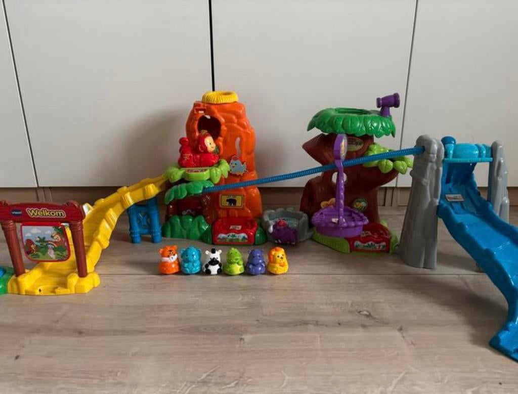 Vtech Jungle zoef zoef dieren, Kinderen en Baby's, Speelgoed | Vtech, Ophalen of Verzenden, Zo goed als nieuw, 2 tot 4 jaar