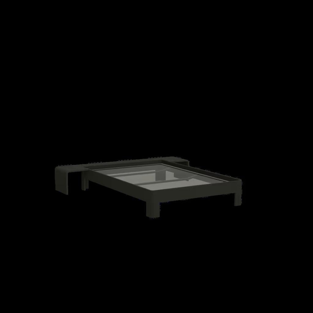 Auping auronde bed, Ophalen, Gebruikt, Zwart, Tweepersoons