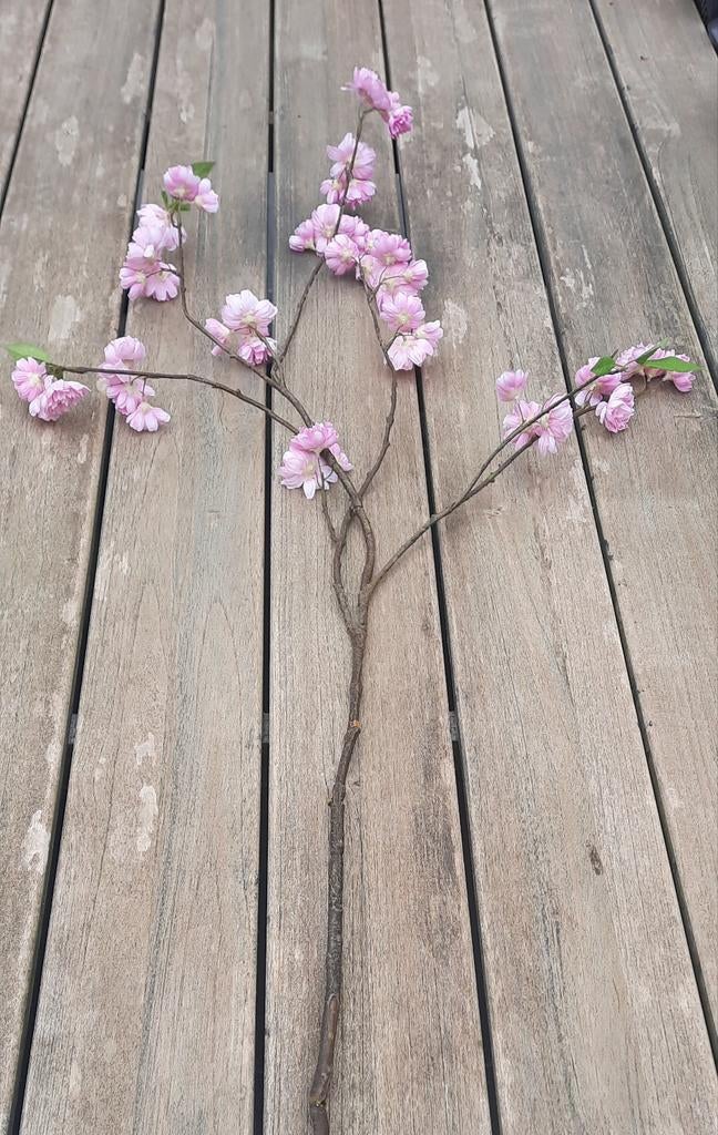 Silk-ka zijdebloem Japanse bloesem rose, Huis en Inrichting, Woonaccessoires | Kunstplanten en Kunstbloemen, Ophalen, Binnen, Roze