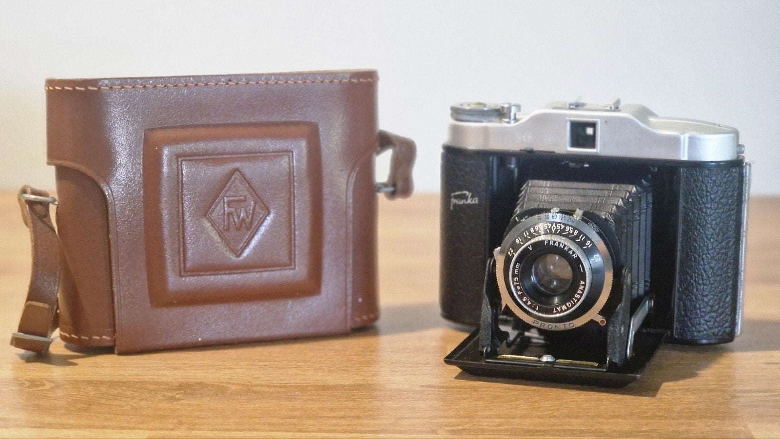 Franka Solida I vouwcamera met Frankar Anastigmat lens, Ophalen of Verzenden, Gebruikt, Compact, Overige Merken