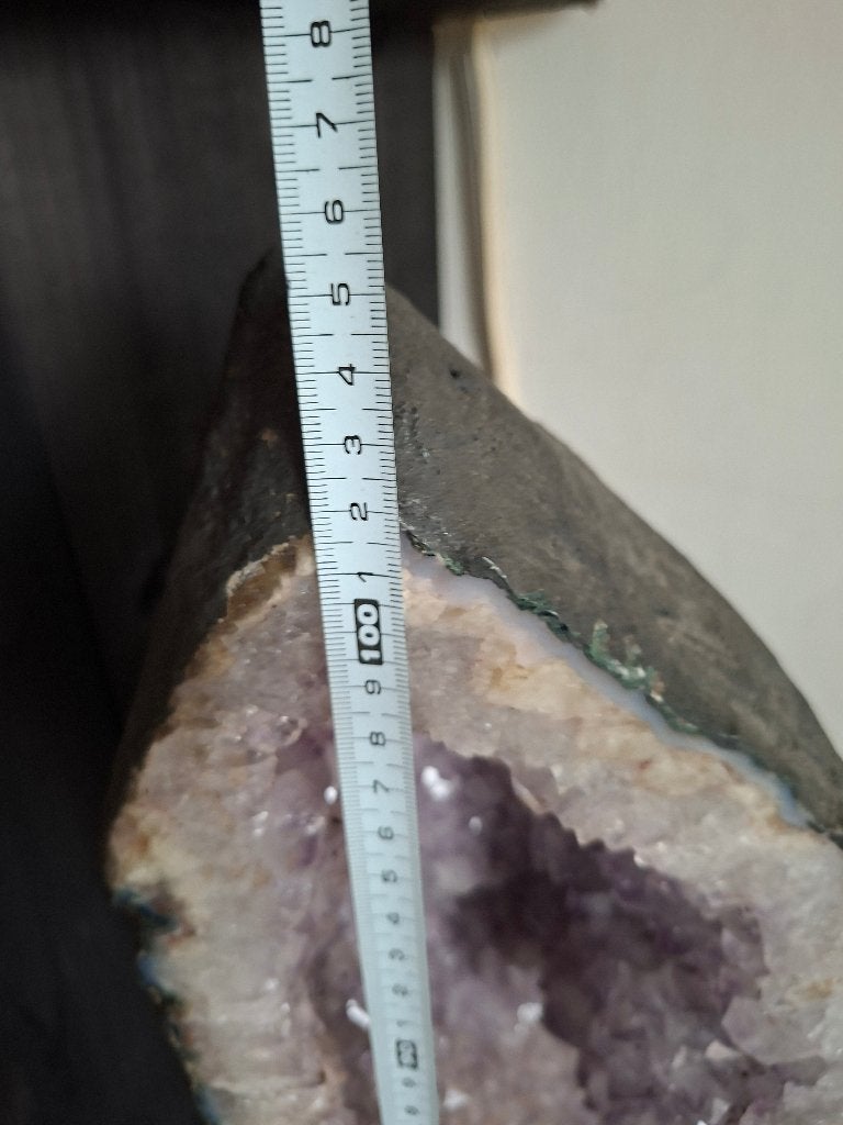 Prachtige geode amethist, Verzamelen, Mineralen en Fossielen, Ophalen, Mineraal