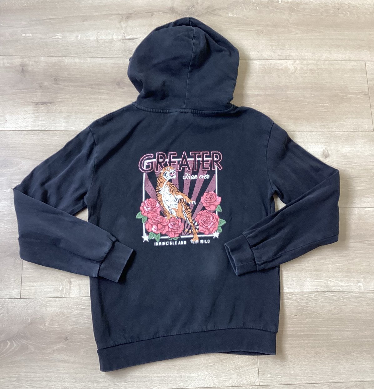 Hoodie  trui grijs tijger Kids Only 158/164 Nieuwstaat, Ophalen of Verzenden, Zo goed als nieuw, Meisje, Trui of Vest