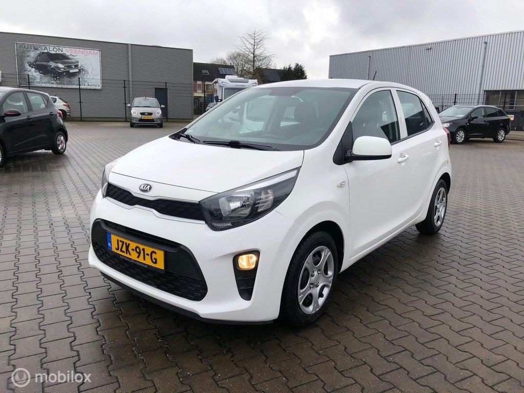 Kia Picanto 1.0 MPi 4DRS AIRCO ELL PAKK, Auto's, Kia, Voorwielaandrijving, Start-stop-systeem, Stof, Gebruikt