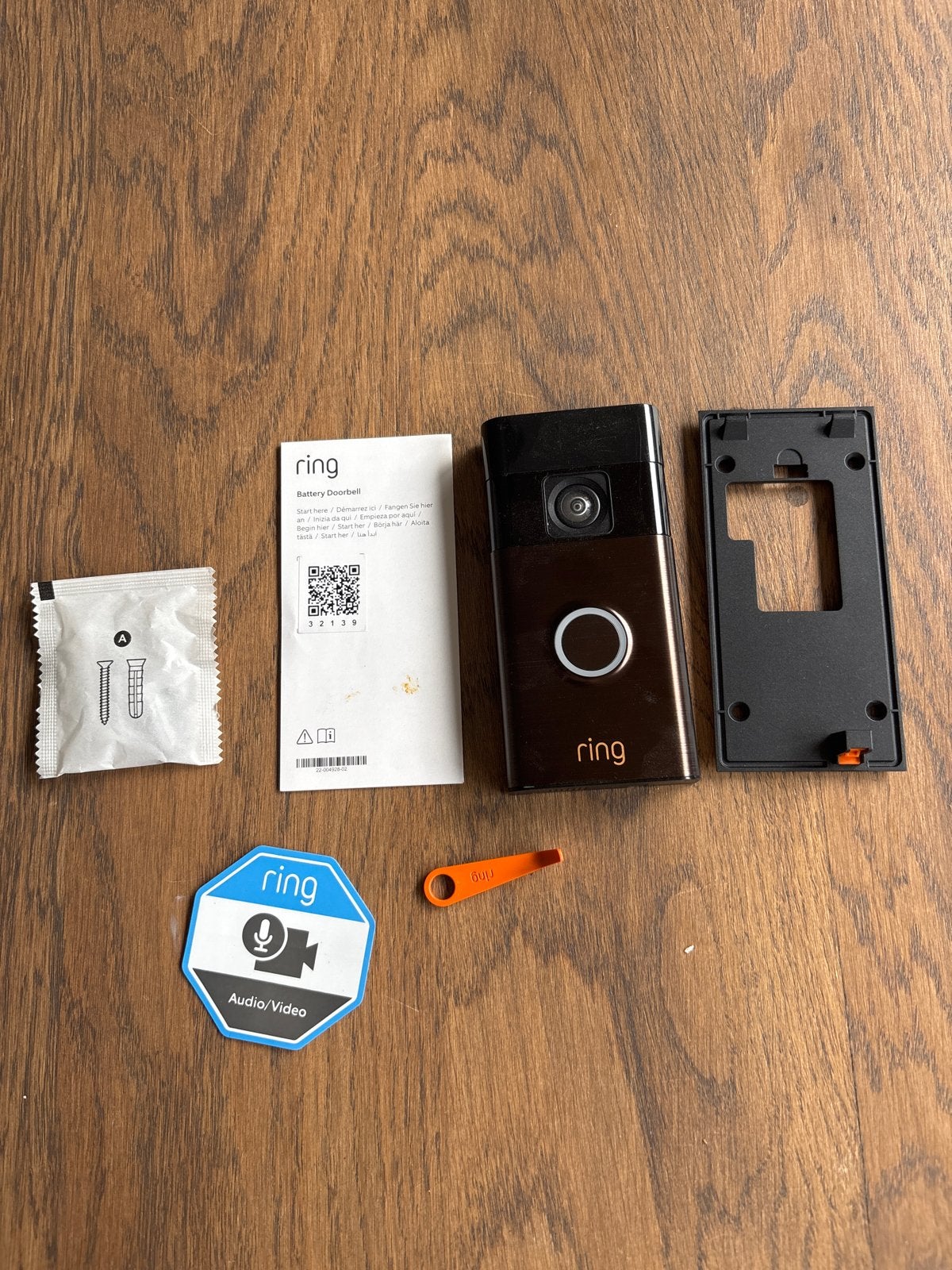Ring Battery Doorbell - Slimme Video Deurbel, Ophalen of Verzenden, Ingebouwde camera, Nieuw, Draadloos