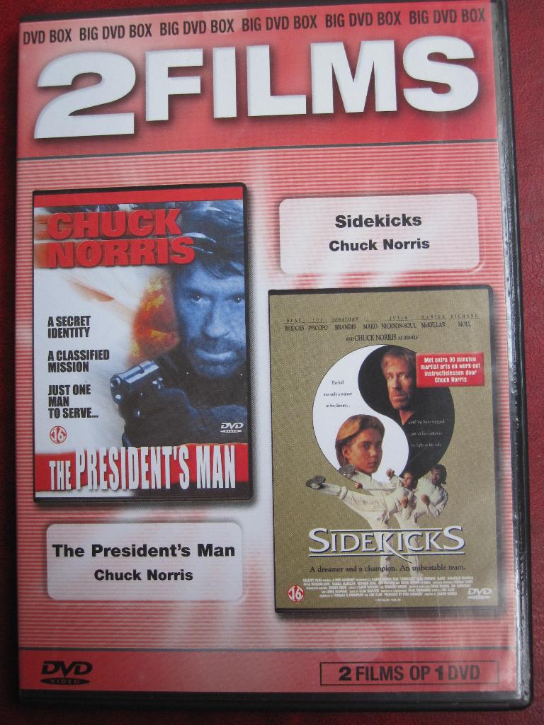 The President's Man + Sidekicks (2 films op 1 DVD), Vanaf 16 jaar, Boxset, Actie, Ophalen of Verzenden