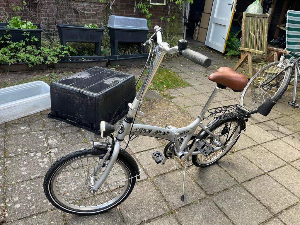 Unisex City Star vouwfiets - 3 versnellingen, Gebruikt, Versnellingen, Ophalen, Overige merken