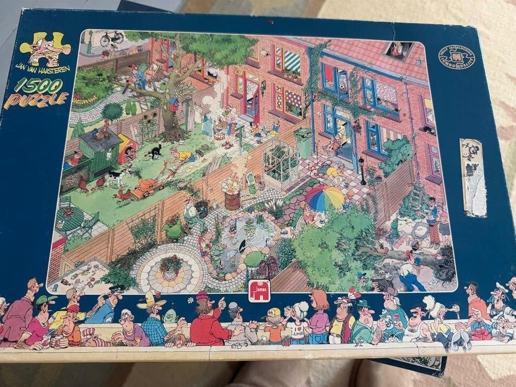 Jan van Haasteren puzzel De Buren 1500 stuks, Ophalen, 500 t/m 1500 stukjes, Gebruikt, Legpuzzel
