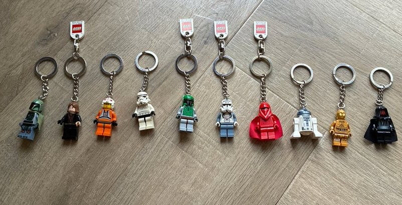 Lego Star Wars Sleutelhangers - Diverse Figuren, Ophalen of Verzenden, Gebruikt, Knuffel of Figuurtje