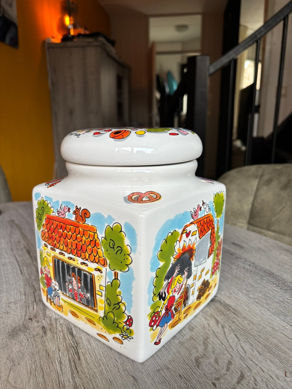 Snoeppot Blond Amsterdam Efteling, Ophalen, Zo goed als nieuw, Steen, Aardewerk of Keramiek, Overige thema's