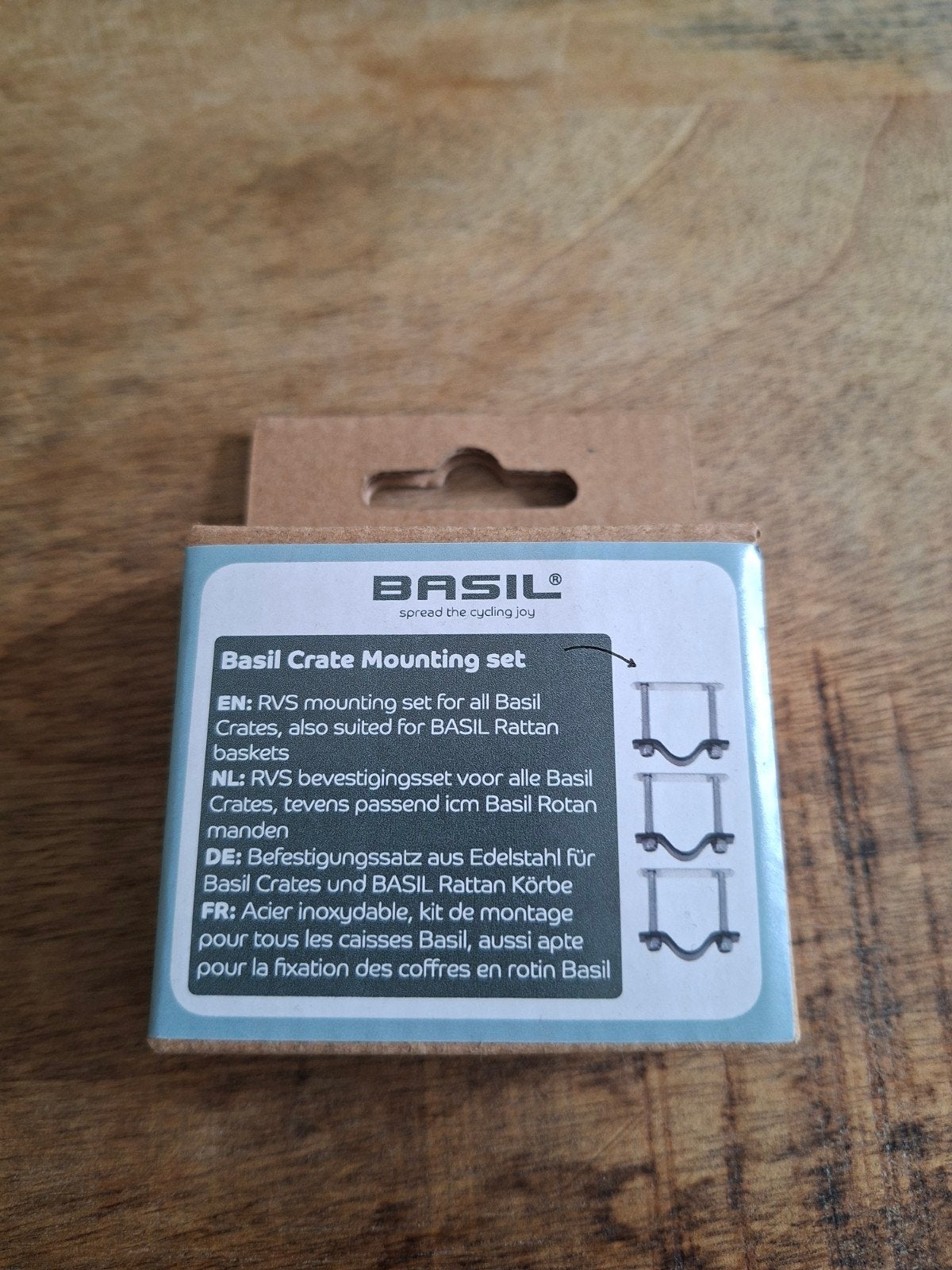 Basil Fietskrat Klemmen, Ophalen of Verzenden, Nieuw, Fietskrat, Basil