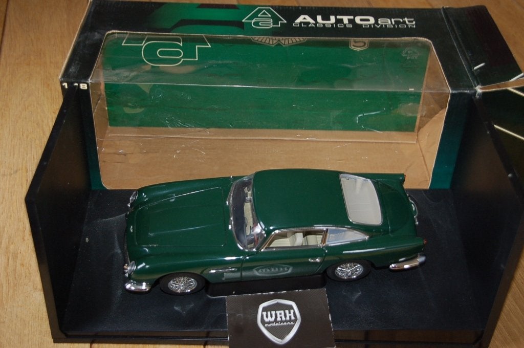 1:18 ASTON MARTIN DB5 COUPE green Autoart zie info WRH, Verzenden, Gebruikt, Auto, Autoart