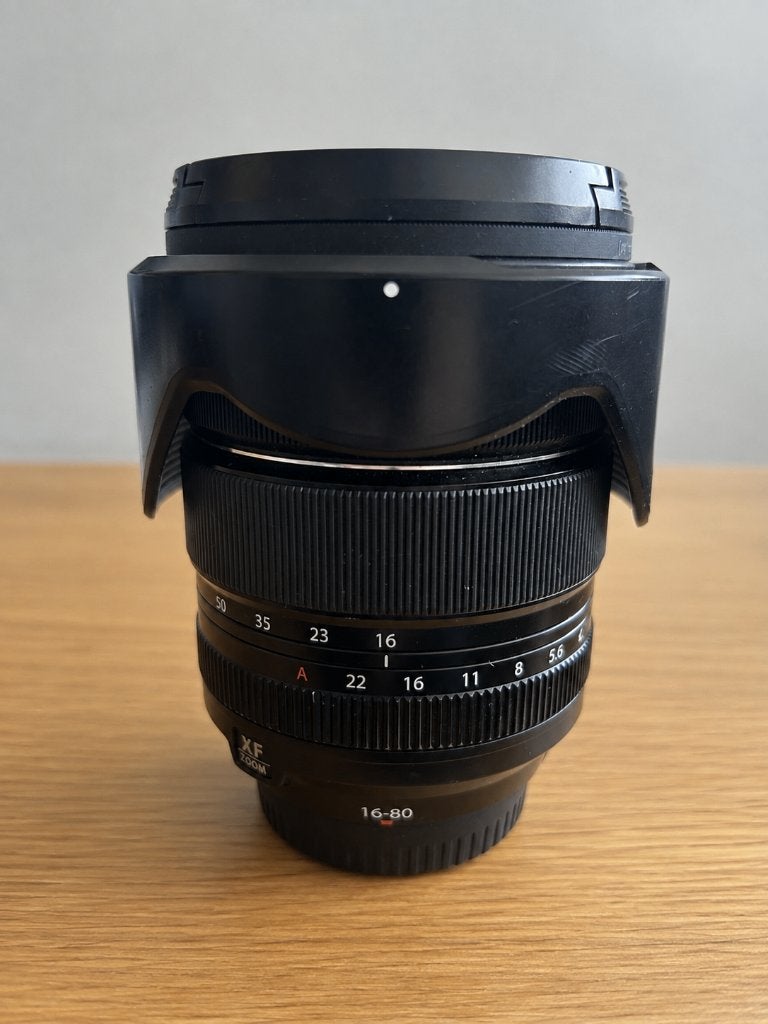 Fujinon XF 16-80mm f/4 R OIS WR + UV-filter, Audio, Tv en Foto, Fujifilm, Gebruikt, Ophalen of Verzenden, Standaardlens