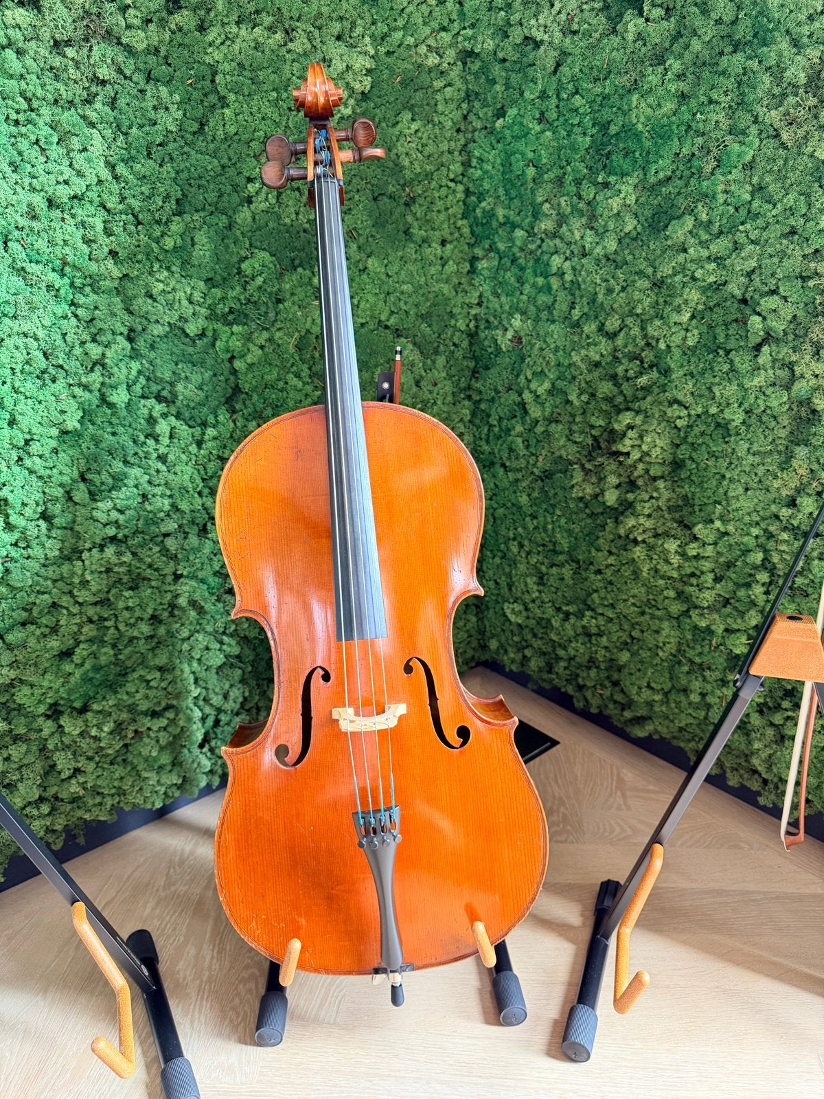 Prachtige oude Duitse 3/4 cello met harde koffer, Ophalen, Gebruikt, 3/4-cello, Met koffer