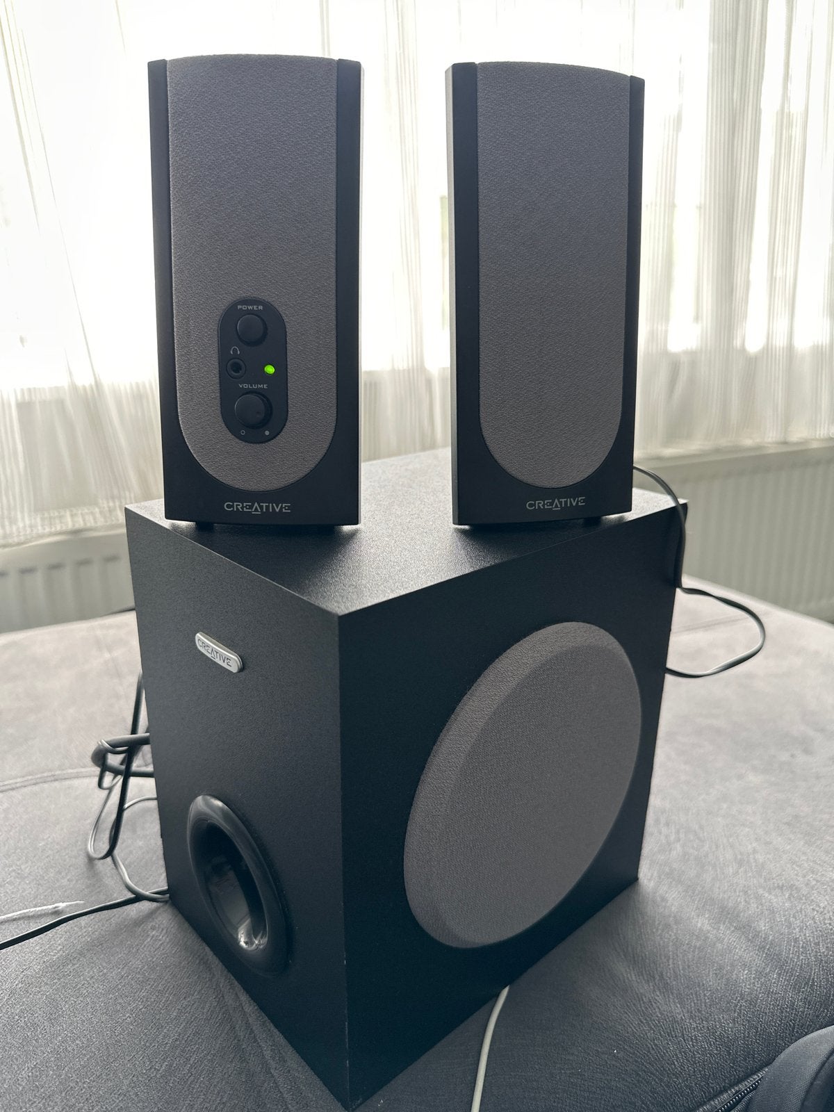 Creative Labs SBS 380 2.1 Computer Speakers, Computers en Software, Pc speakers, Ophalen of Verzenden, Gebruikt