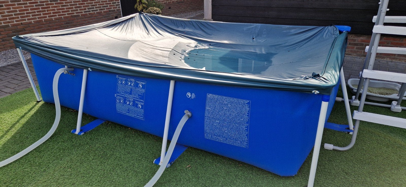 zwembad, Tuin en Terras, Ophalen, 200 tot 300 cm, Rechthoekig, Opzetzwembad