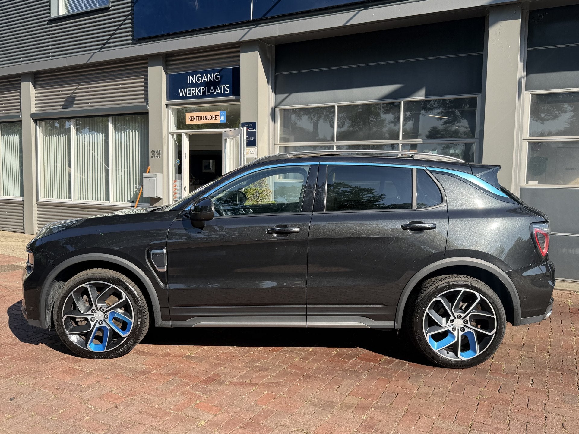 Lynk & Co 01 1.5 Bj 2022 Km 80.147 1e eigenaar Dealer onderh, Stof, Zwart, 1854 kg, Hybride Elektrisch/Benzine