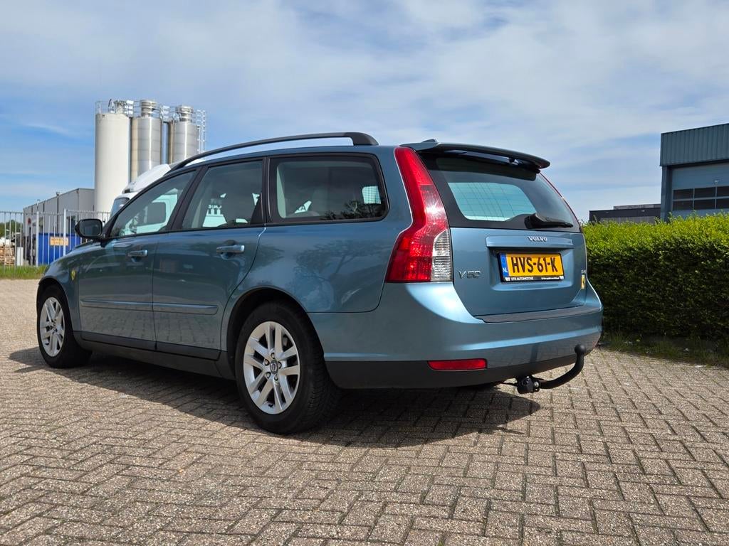 2007 Volvo V50 2.4i 170PK 169DKM Orinocco Blue YOUNGTIMER, Auto's, Voorwielaandrijving, Beige, 700 kg, Blauw