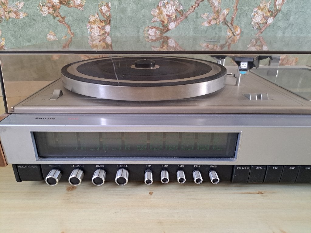 Philips 22RH802 platenspeler, Audio, Tv en Foto, Platenspelers, Ophalen of Verzenden, Gebruikt, Philips