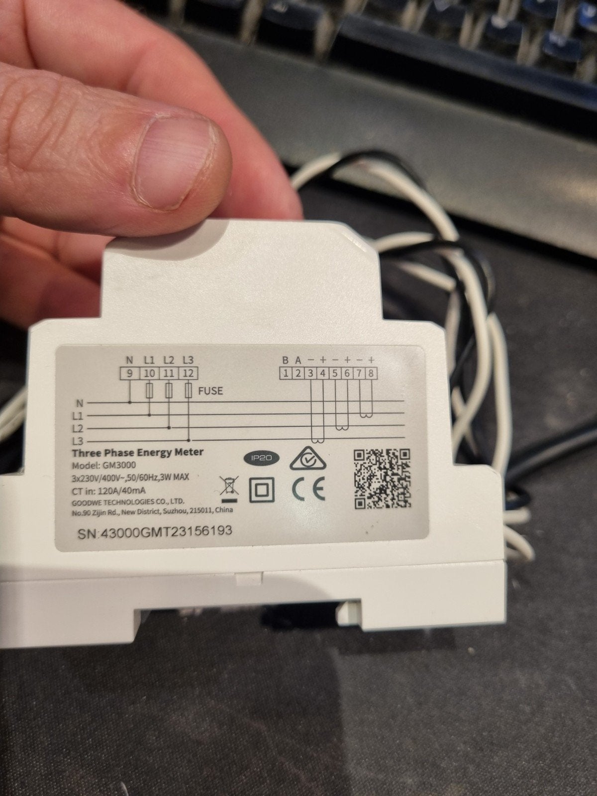 GoodWe GM3000 Smart Meter - Driefasige Energiemeter, Ophalen, Zo goed als nieuw, Overige typen