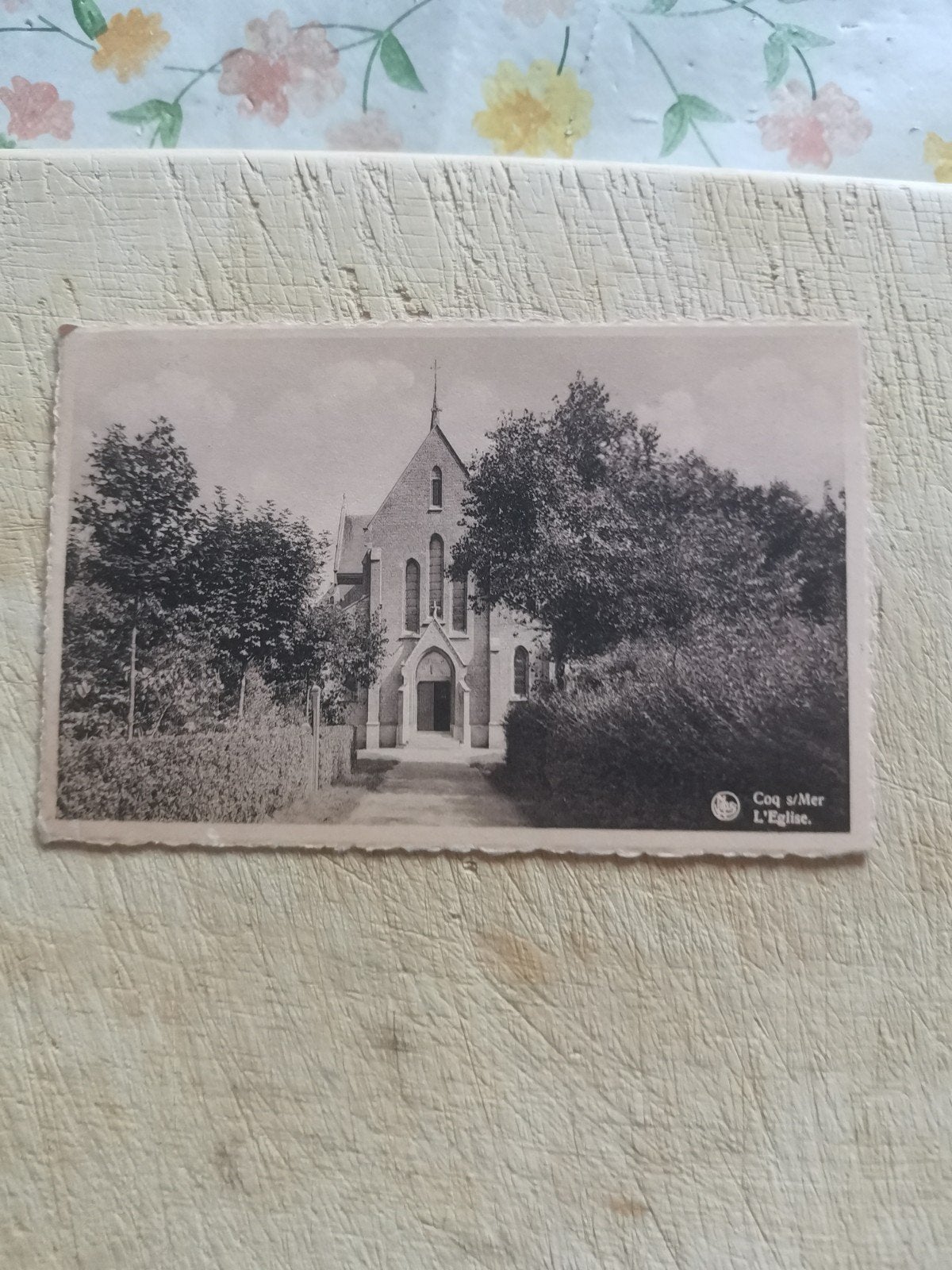 Oude Ansichtkaart Coq s/Mer L'Eglise - België, Verzamelen, Ophalen of Verzenden