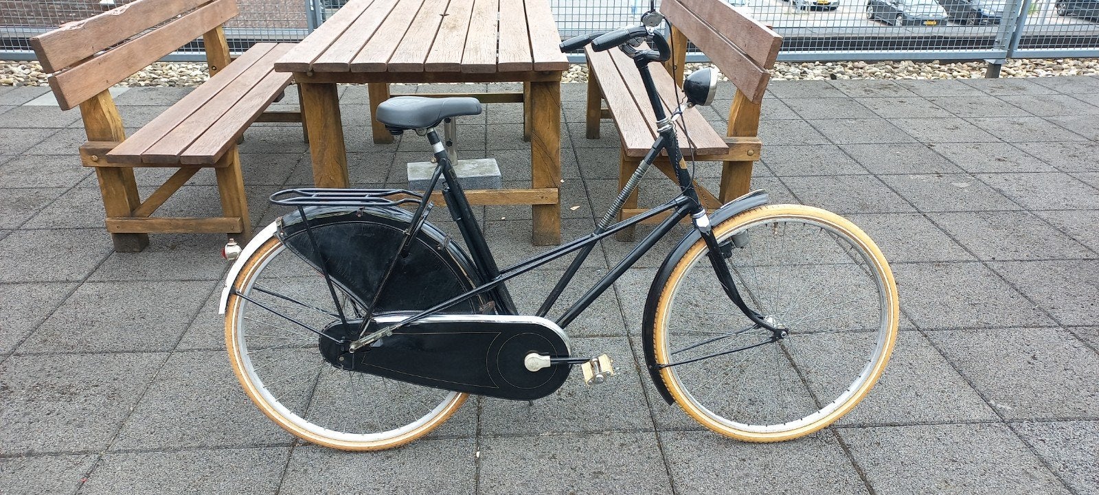 Prachtige Locomotief oltimer damesfiets., Ophalen, Zo goed als nieuw