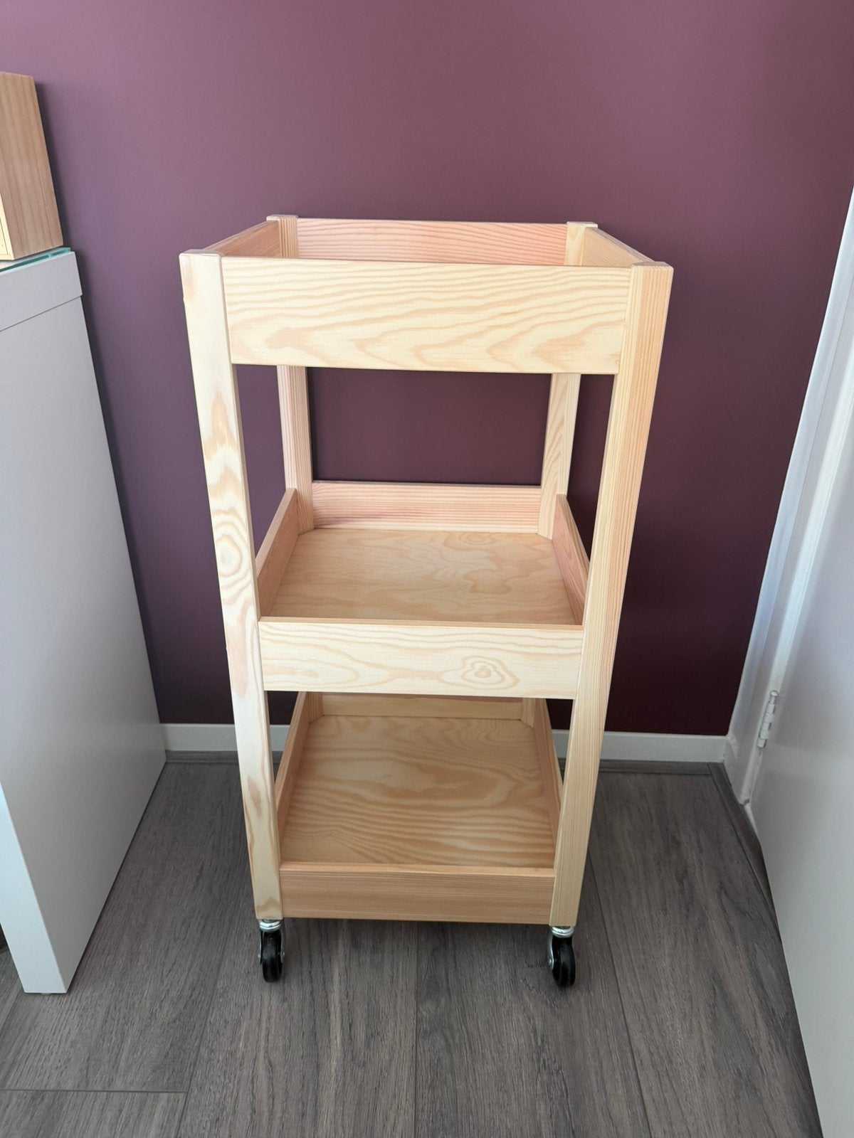 Ikea loshult roltafel grenen, Ophalen, Zo goed als nieuw