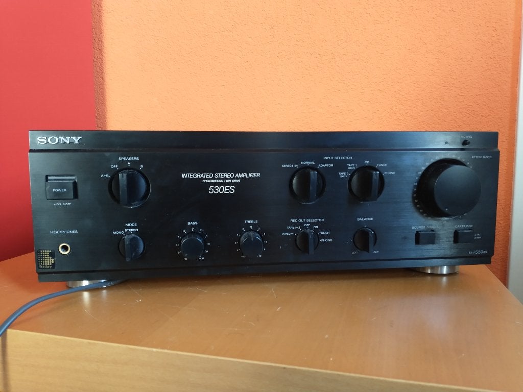 Sony TA-530ES (Serviced), Ophalen of Verzenden, Zo goed als nieuw, 60 tot 120 watt, Sony