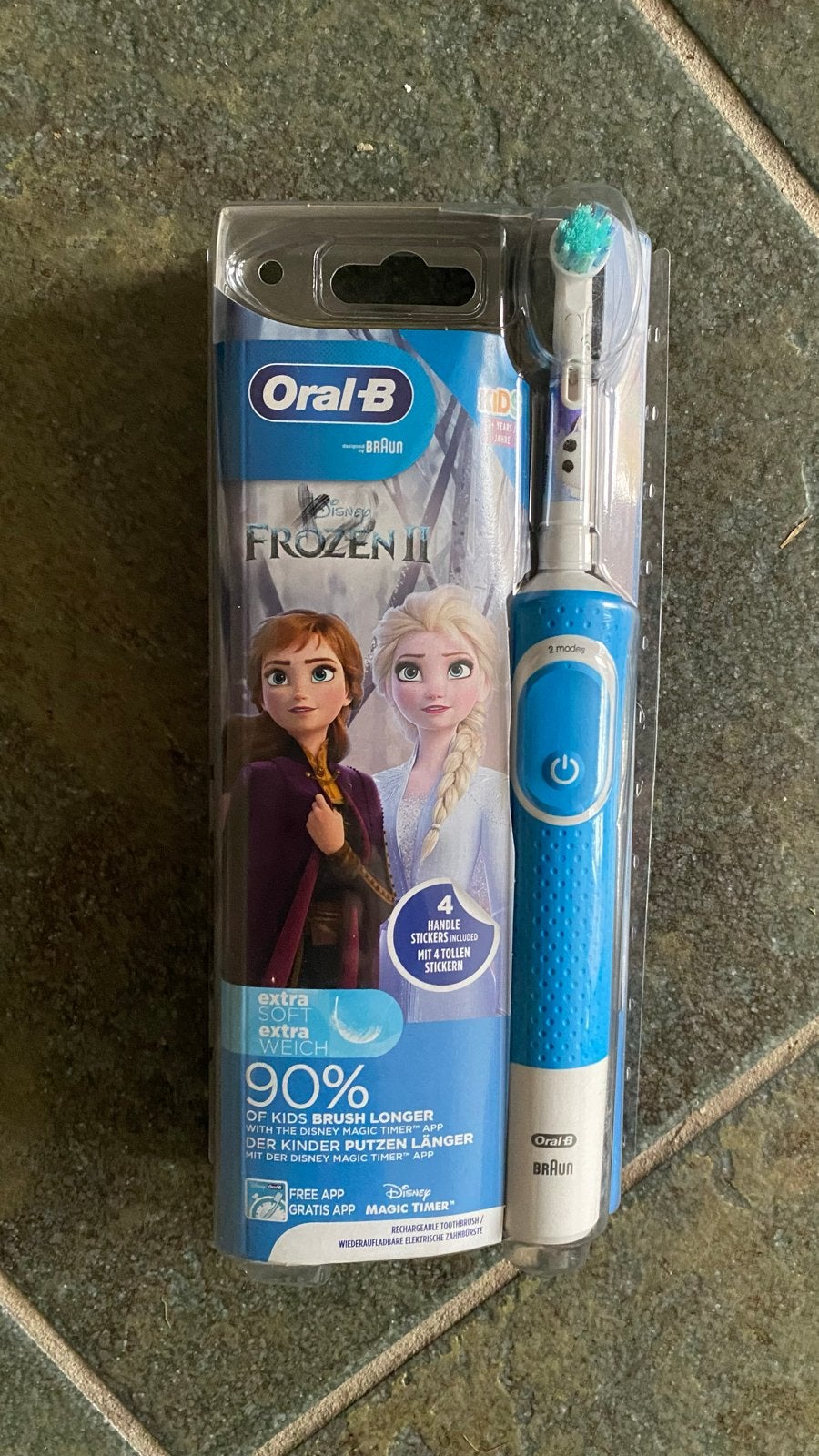 Oral-B Frozen II elektrische tandenborstel voor kinderen, Ophalen of Verzenden, Nieuw, Mondverzorging