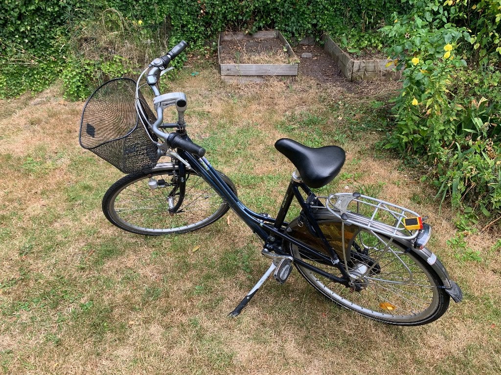 Gazelle Orange city hybrid dames 57, Fietsen en Brommers, Fietsen | Dames | Damesfietsen, Ophalen, Gebruikt, Velgrem, Versnellingen