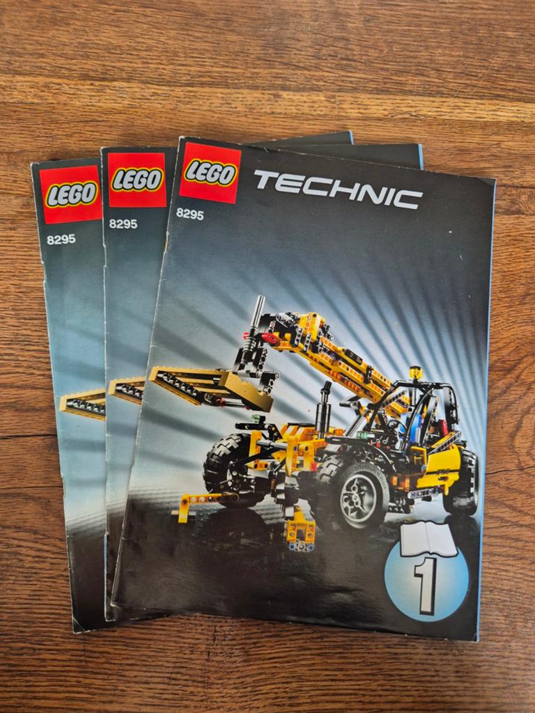 Lego technic 8295 - telescopische heftruck, Ophalen of Verzenden, Zo goed als nieuw