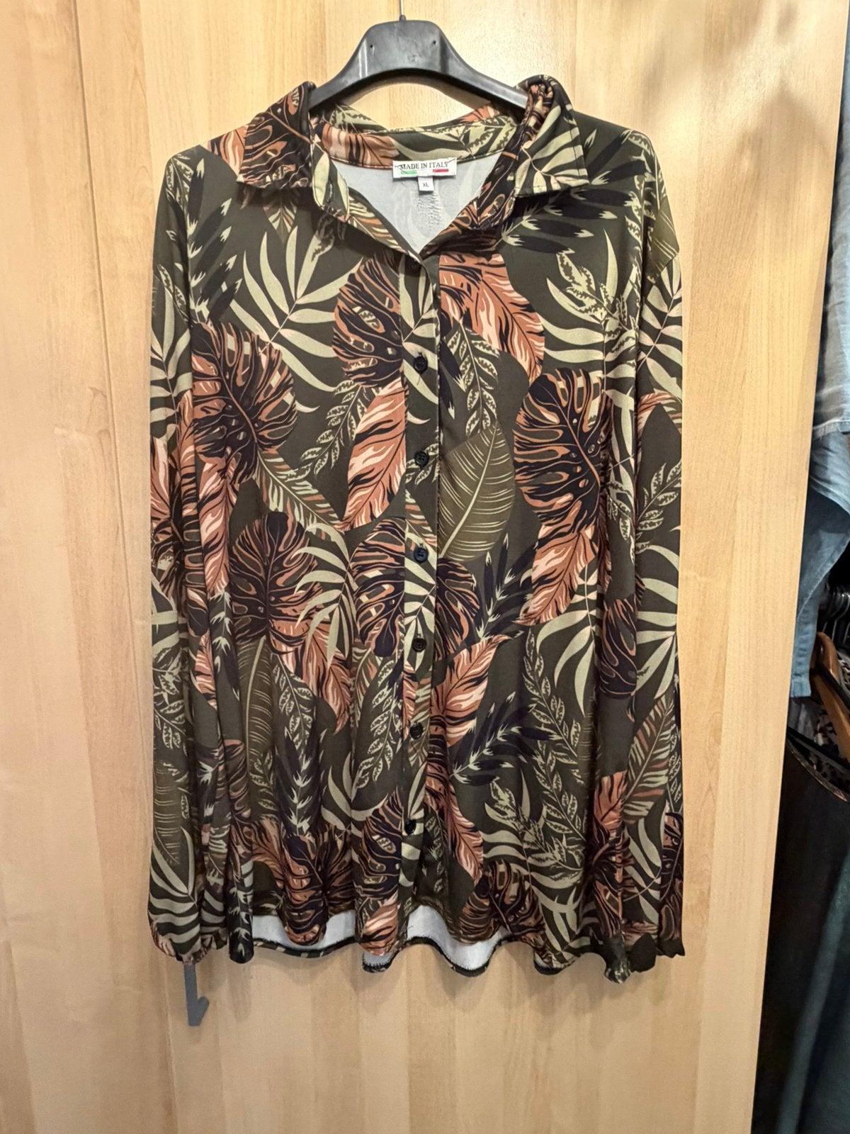 Mooie groene jungle blouse maat 46, Ophalen of Verzenden, Gedragen, Maat 46/48 (XL) of groter, Groen