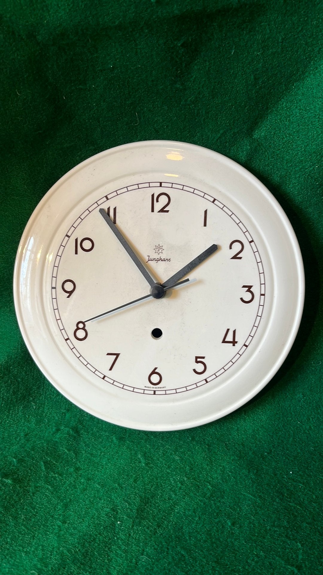 Vintage Junghans Wandklok - onbeschadigd/nieuw uurwerk, Antiek en Kunst, Ophalen of Verzenden