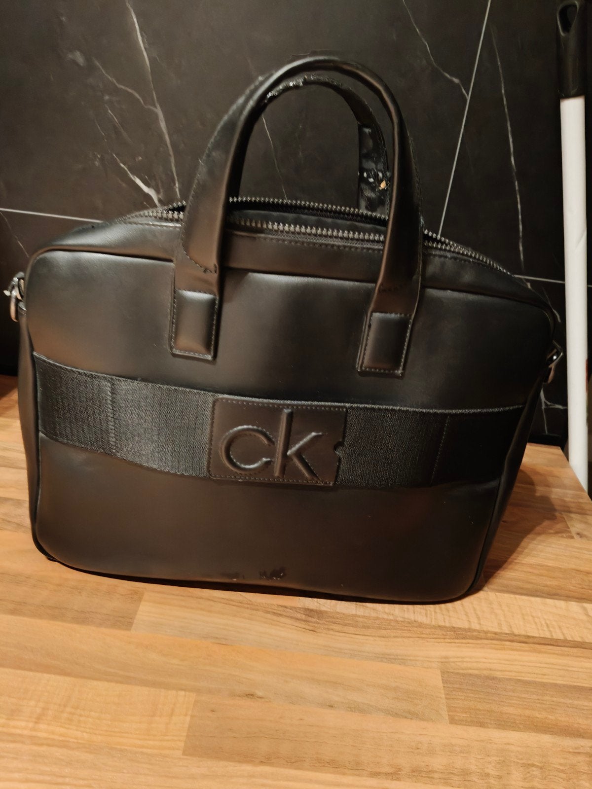 Calvin Klein Laptoptas / Aktetas Zwart, Ophalen of Verzenden, Gebruikt, Zwart, Overige typen