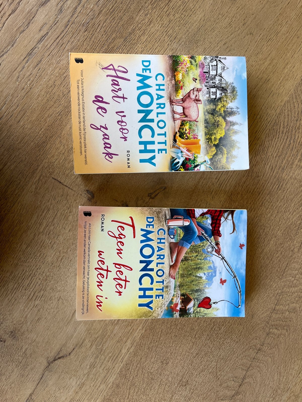 Charlotte de Monchy - Tegen beter weten in & Hart voor de za, Ophalen of Verzenden, Zo goed als nieuw, Charlotte de Monchy, Nederland