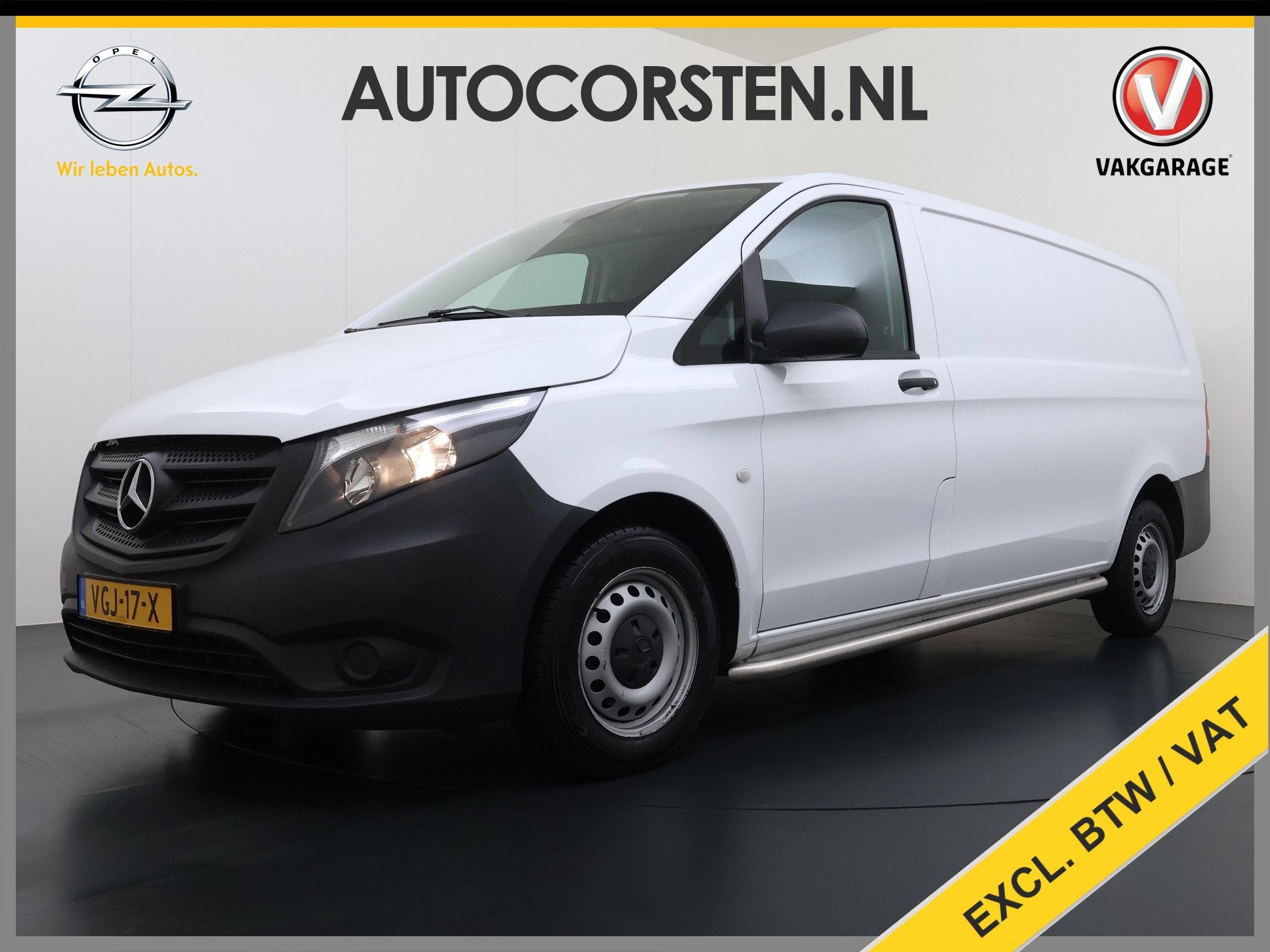 Mercedes-Benz Vito 110CDI Extra Lang 3-Persoons Camera Oprij, Auto's, Voorwielaandrijving, Gebruikt, 4 cilinders, Wit